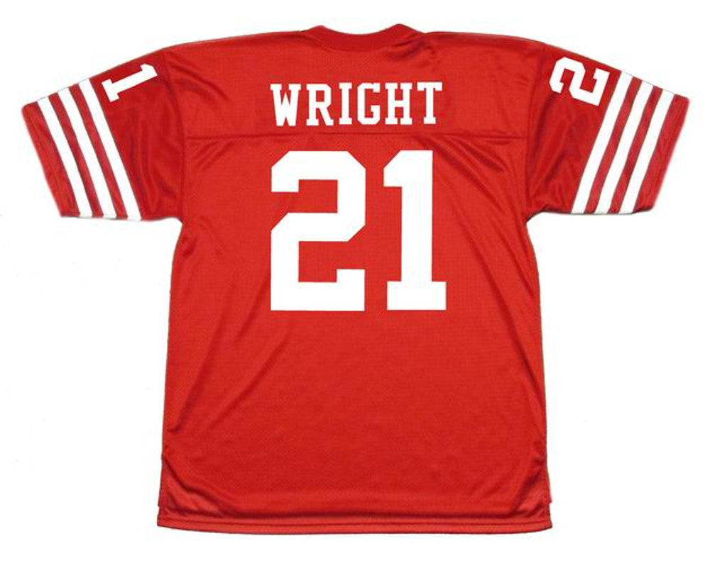 San Francisco 49ers Eric Wright NFL jersey front view