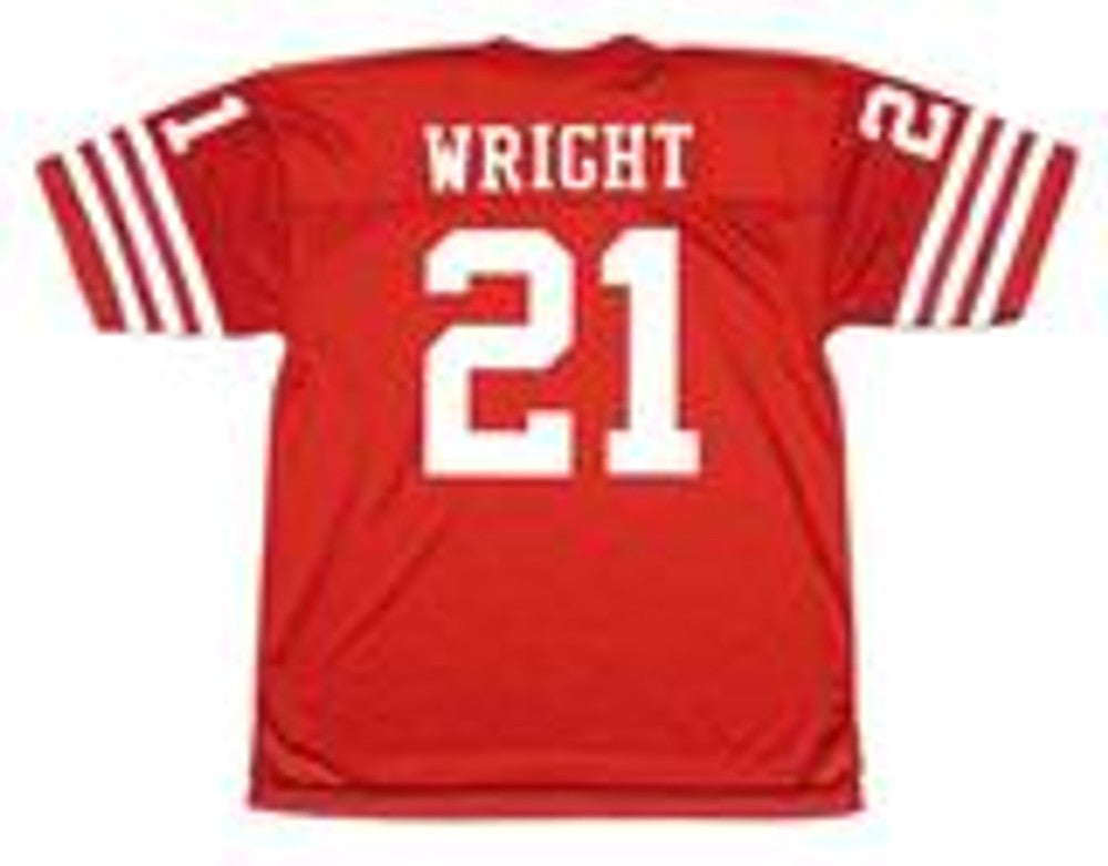 San Francisco 49ers Eric Wright NFL jersey front view