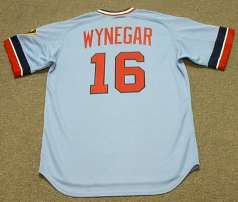 Minnesota Twins Butch Wynegar Cooperstown MLB jersey front view
