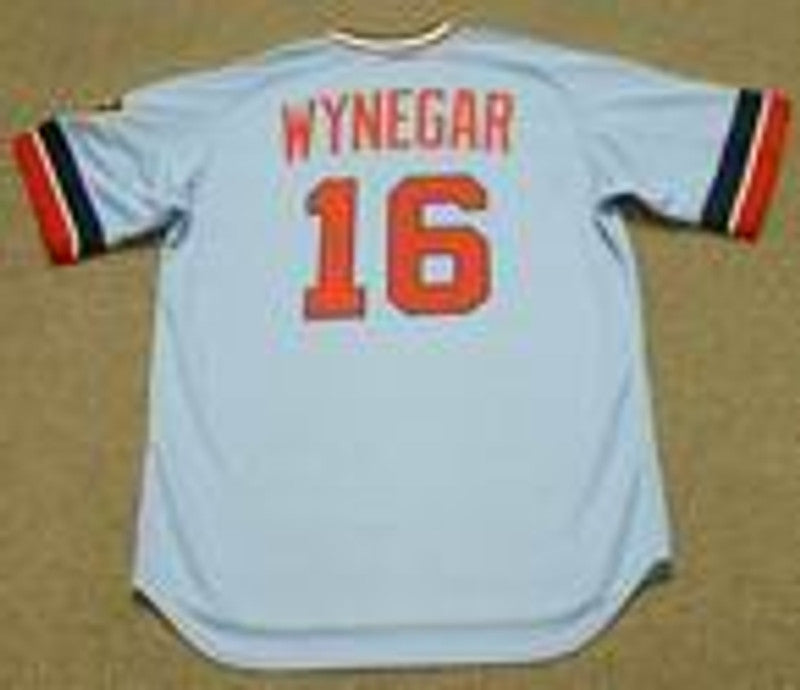Minnesota Twins Butch Wynegar Cooperstown MLB jersey front view