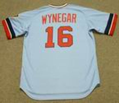 Minnesota Twins Butch Wynegar Cooperstown MLB jersey front view