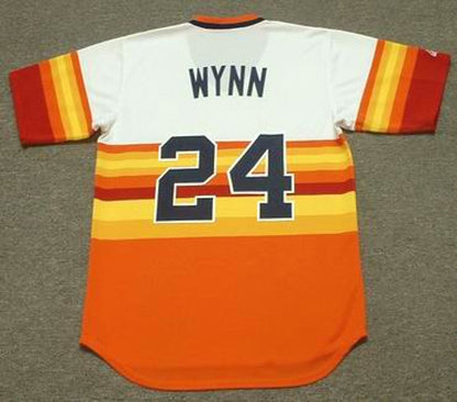 Houston Astros Jimmy Wynn Cooperstown MLB jersey front view