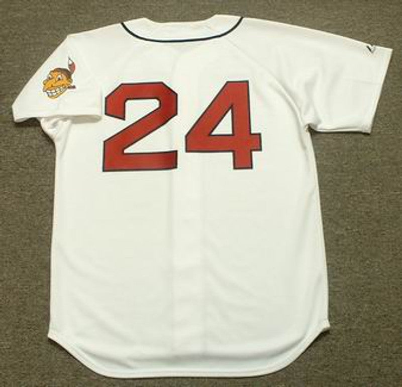 Cleveland Indians Early Wynn 1950s Cooperstown MLB jersey front view