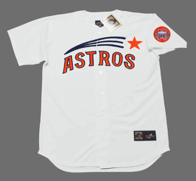 Houston Astros Cesar Geronimo Cooperstown MLB jersey front view