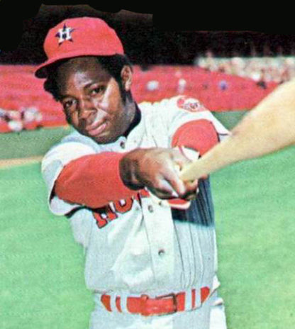 Houston Astros Jimmy Wynn Cooperstown MLB jersey front view