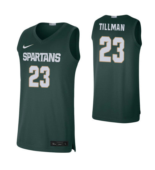 Michigan State Spartans 23 Xavier Tillman Alumni Limited College Basketball Jersey Green | Stitched Jersey RTJS 8702