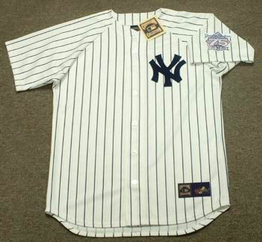 P NYY 1998 Cooperstown Home Stitched Jersey, Vintage Baseball Jersey, Retro Sewn Jersey