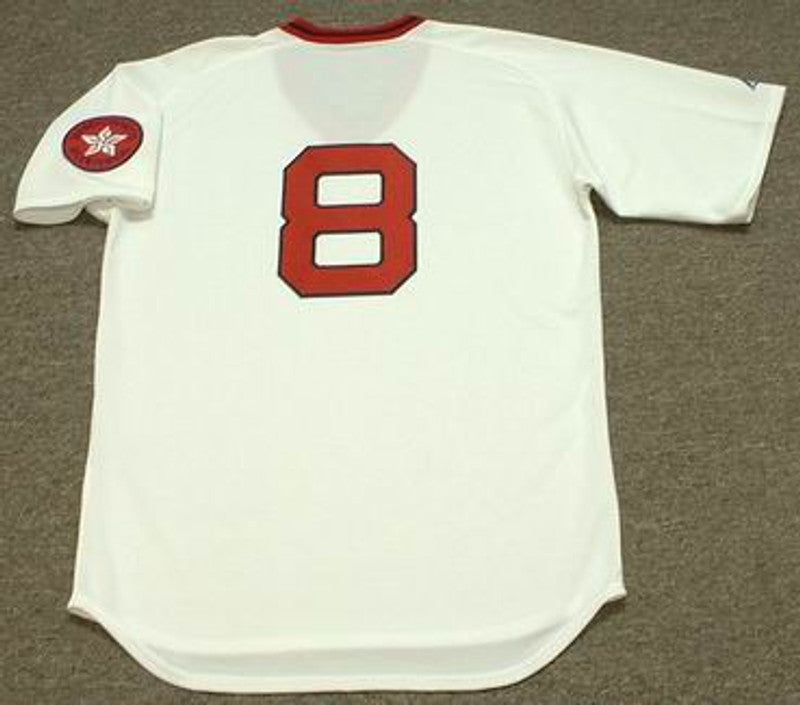 Boston Red Sox Carl Yastrzemski Cooperstown MLB jersey front view
