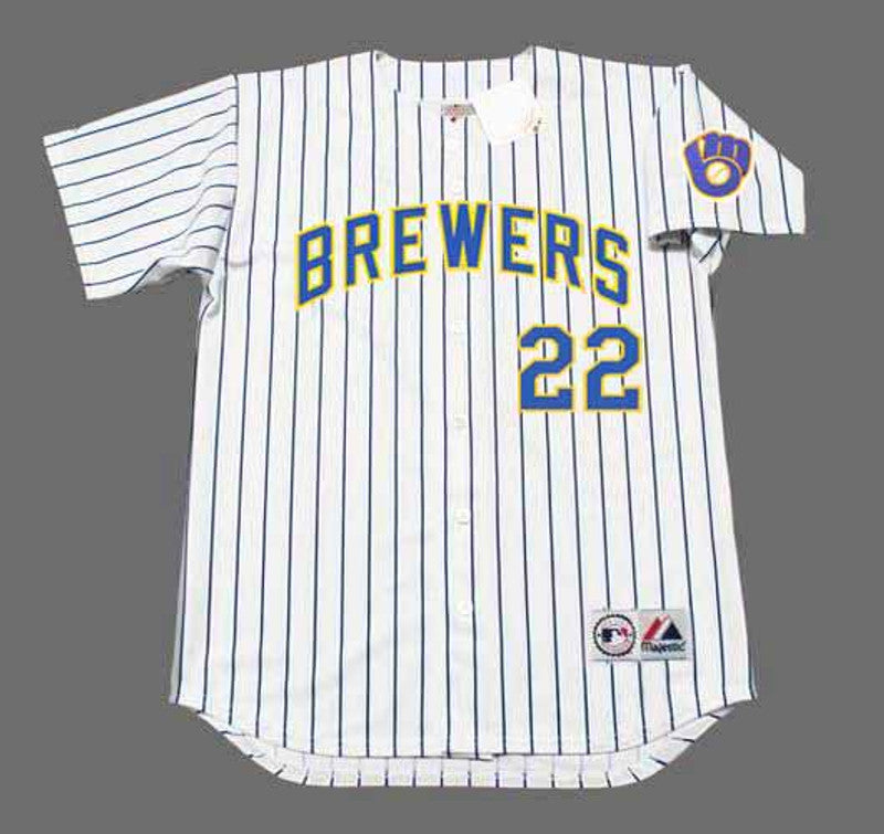 Milwaukee Brewers Christian Yelich MLB jersey front view