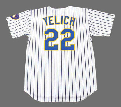 Milwaukee Brewers Christian Yelich MLB jersey front view
