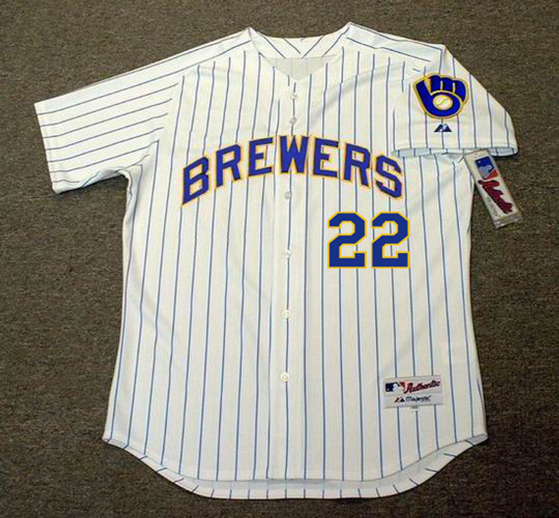 Milwaukee Brewers Christian Yelich MLB jersey front view