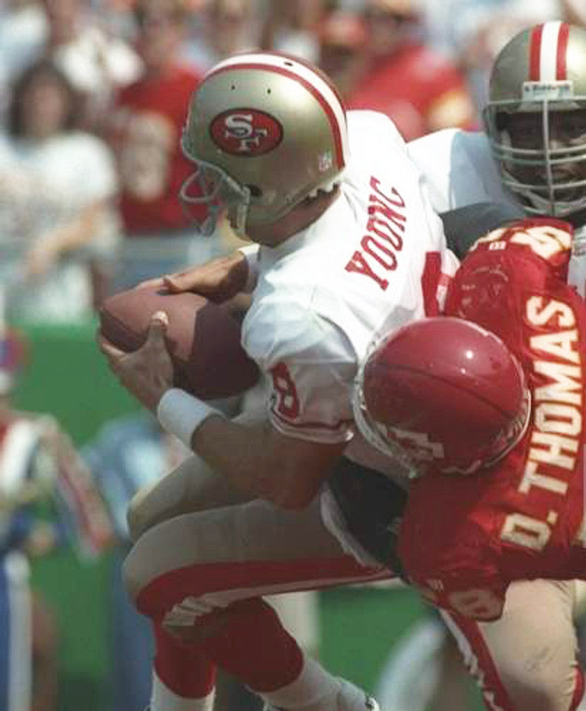 San Francisco 49ers Steve Young NFL jersey front view