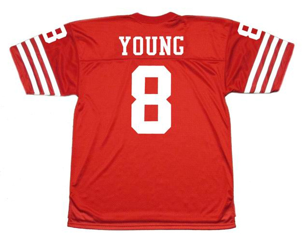 San Francisco 49ers Steve Young NFL jersey front view