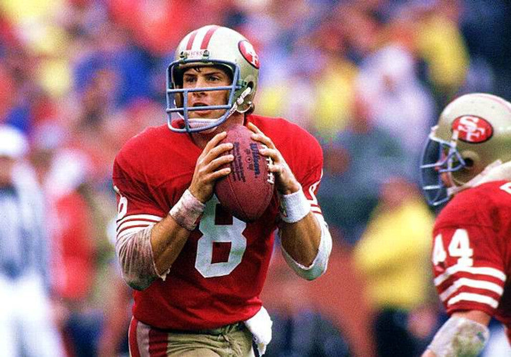 San Francisco 49ers Steve Young NFL jersey front view