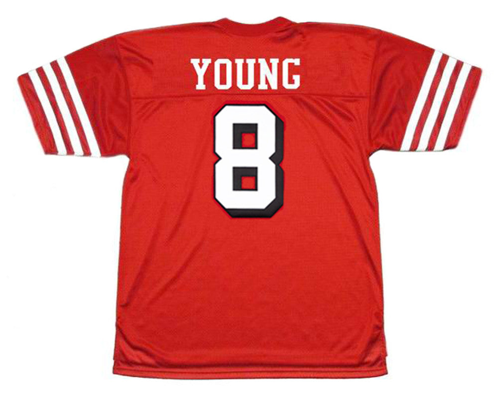 San Francisco 49ers Steve Young NFL jersey front view