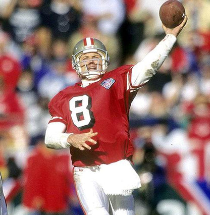 San Francisco 49ers Steve Young NFL jersey front view