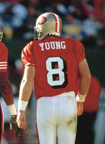 San Francisco 49ers Steve Young NFL jersey front view