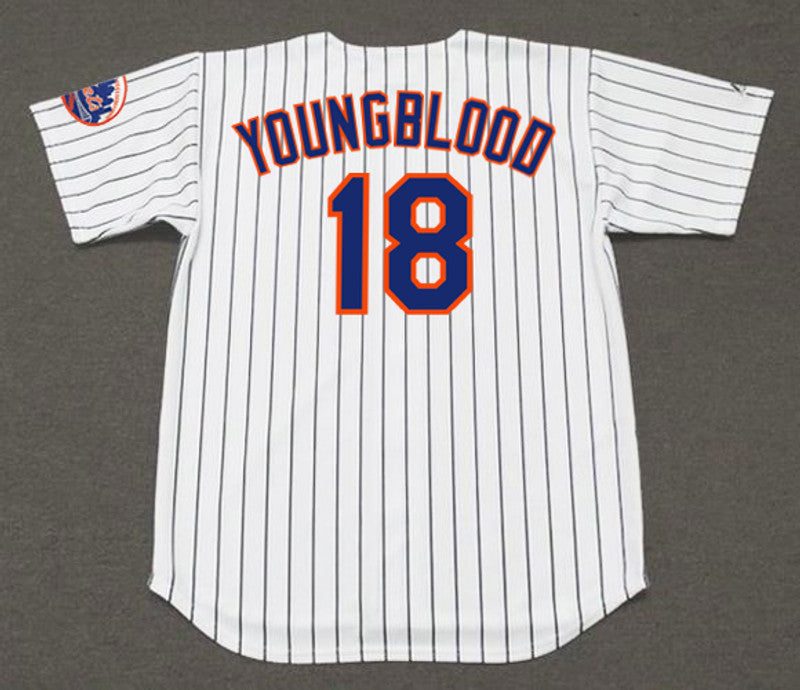 New York Mets Joel Youngblood MLB jersey front view