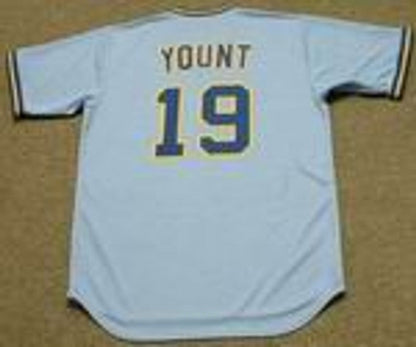 RY MB Milwaukee 1974 Cooperstown Throwback Away Stitched Jersey, Vintage Baseball Jersey, Retro Sewn Jersey
