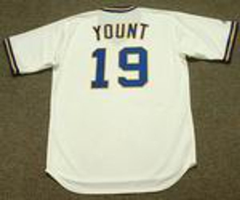 RY MB Milwaukee 1974 Cooperstown Throwback Home Stitched Jersey, Vintage Baseball Jersey, Retro Sewn Jersey