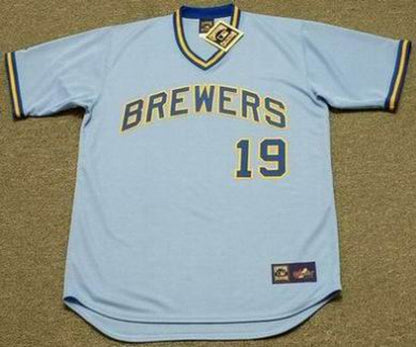 RY MB Milwaukee 1974 Cooperstown Throwback Away Stitched Jersey, Vintage Baseball Jersey, Retro Sewn Jersey