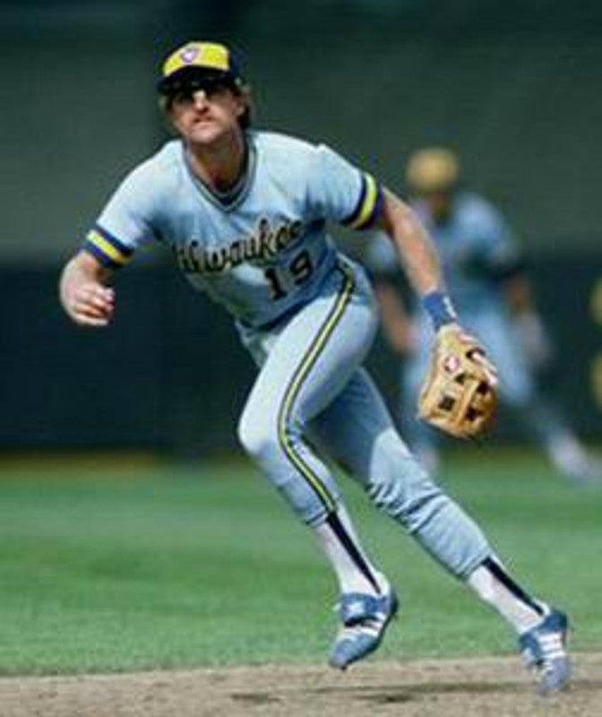 Milwaukee Brewers 1980s Cooperstown MLB jersey front view
