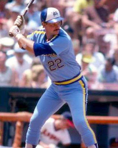 Seattle Mariners Richie Zisk Cooperstown MLB jersey front view